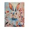 Stupell Industries Blue Rabbit & Wildflowers Canvas, design by Sara Culpepper